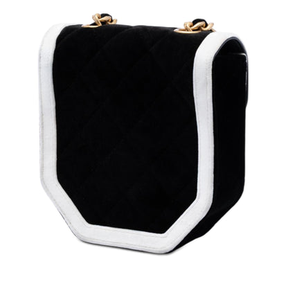Chanel Mini Quilted Velvet Place Vendome Single Flap
