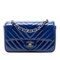Chanel Mini Rectangular Classic Chevron Patent Single Flap