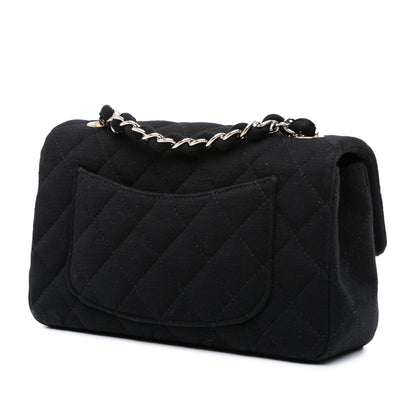 Chanel Mini Rectangular Classic Jersey Single Flap