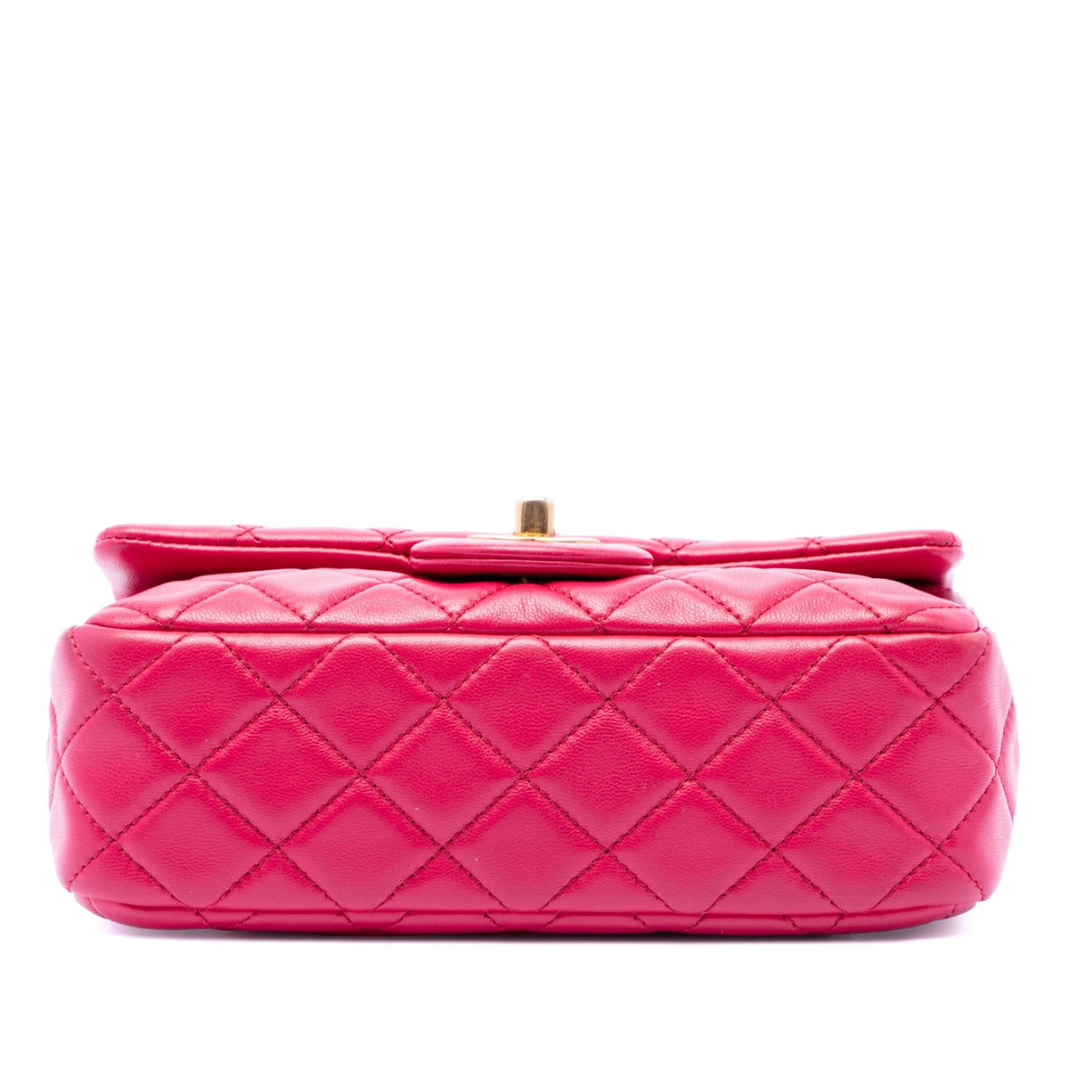 Chanel Mini Rectangular Classic Lambskin Pearl Crush Single Flap