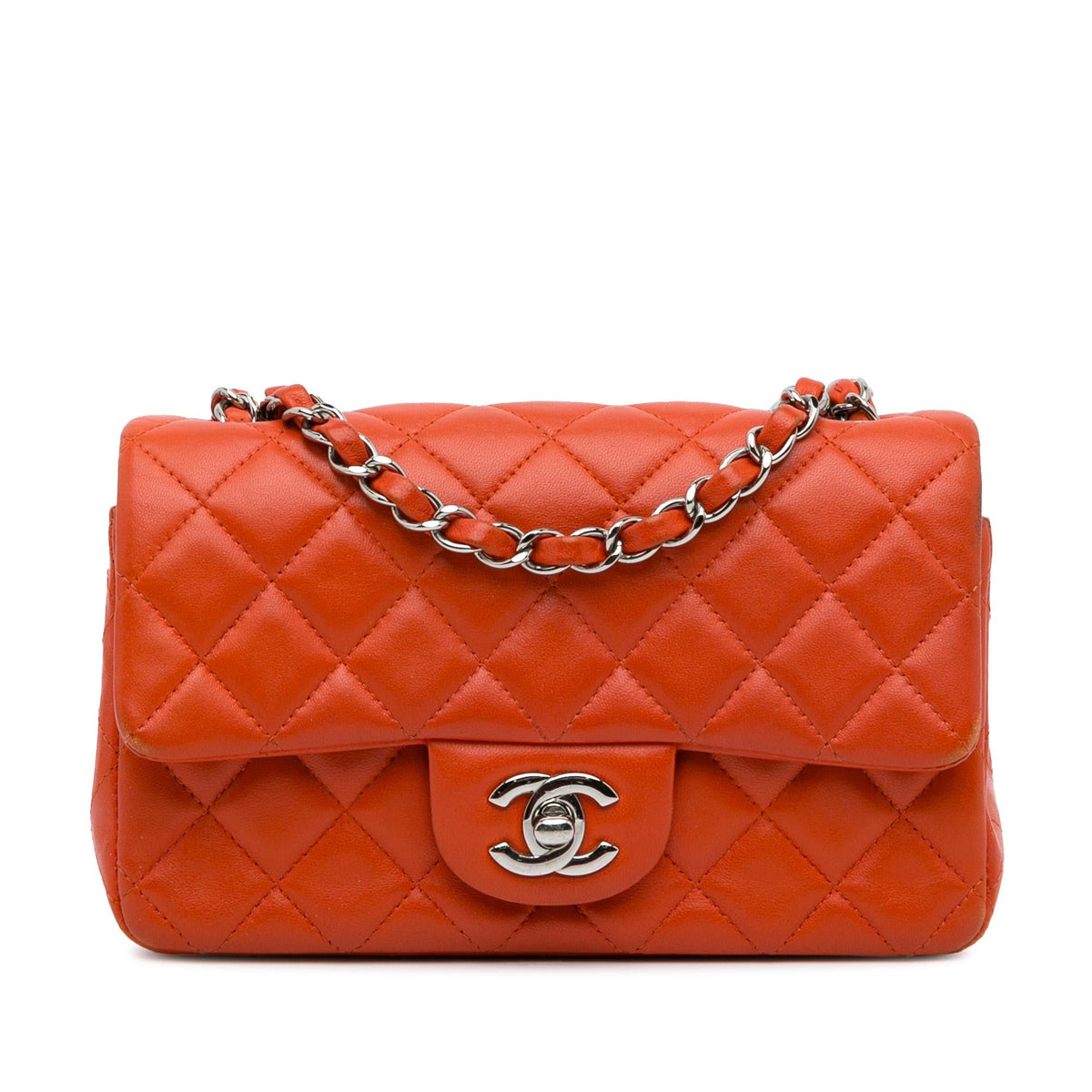Chanel Mini Rectangular Classic Lambskin Single Flap