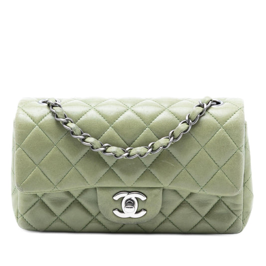 Chanel Mini Rectangular Classic Lambskin Single Flap