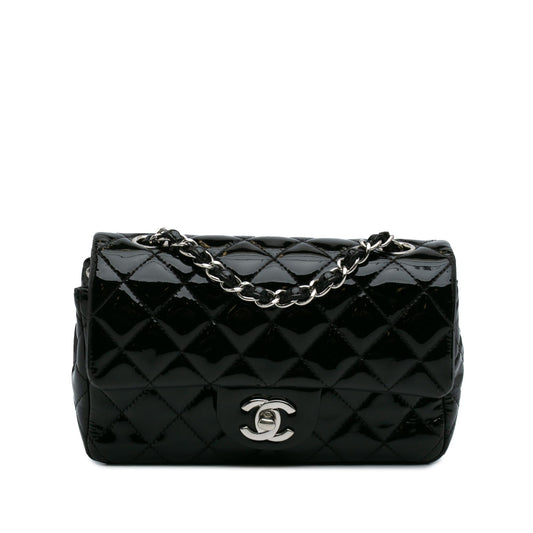 Chanel Mini Rectangular Classic Patent Single Flap