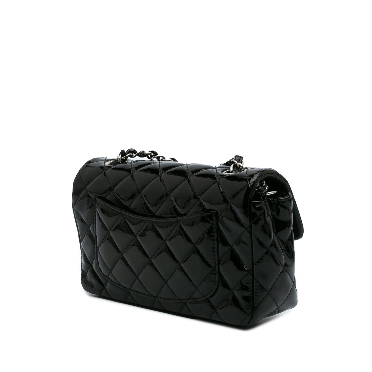 Chanel Mini Rectangular Classic Patent Single Flap