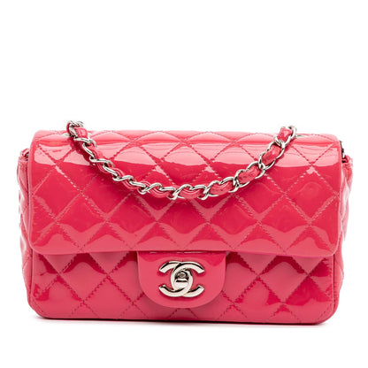 Chanel Mini Rectangular Classic Patent Single Flap