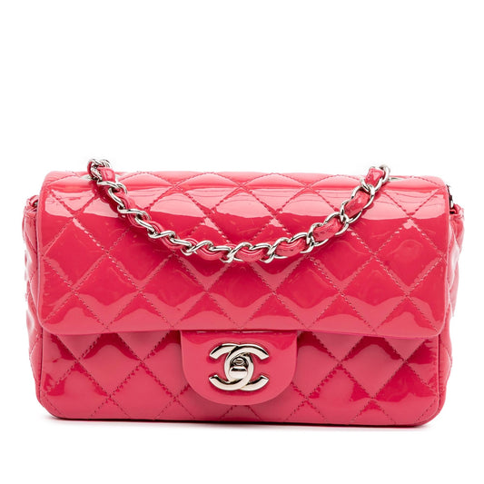 Chanel Mini Rectangular Classic Patent Single Flap
