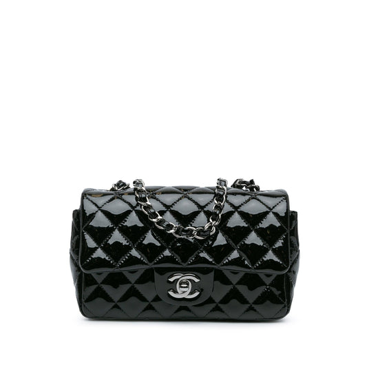 Chanel Mini Rectangular Classic Patent Single Flap