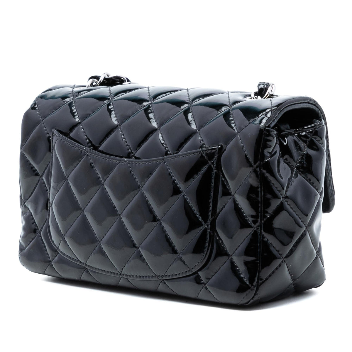 Chanel Mini Rectangular Classic Patent Single Flap