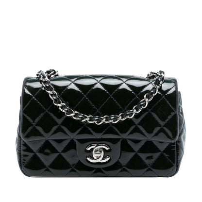 Chanel Mini Rectangular Classic Patent Single Flap