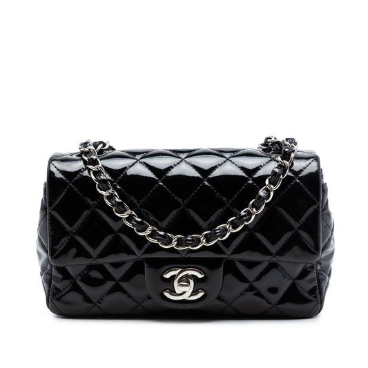 Chanel Mini Rectangular Classic Patent Single Flap