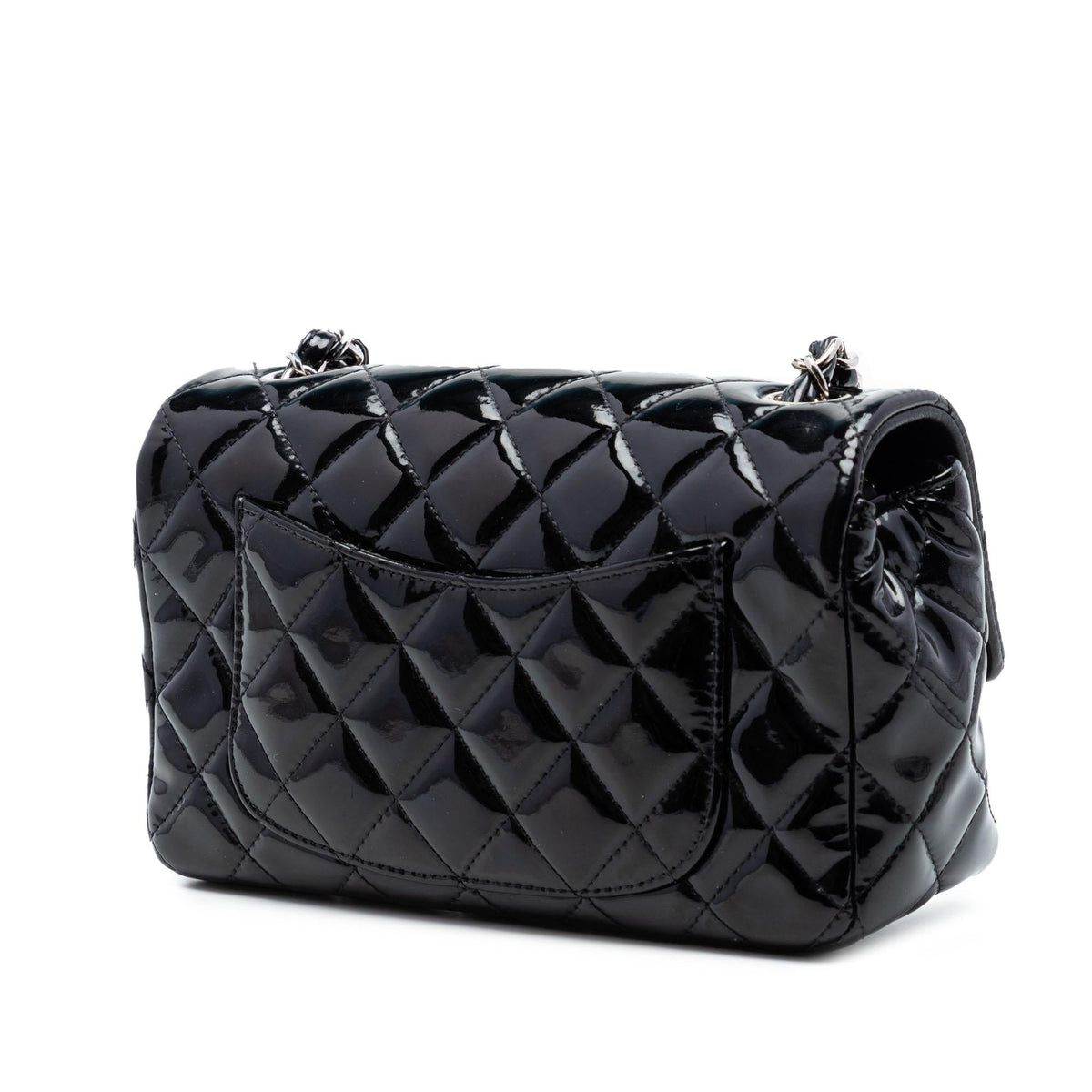 Chanel Mini Rectangular Classic Patent Single Flap