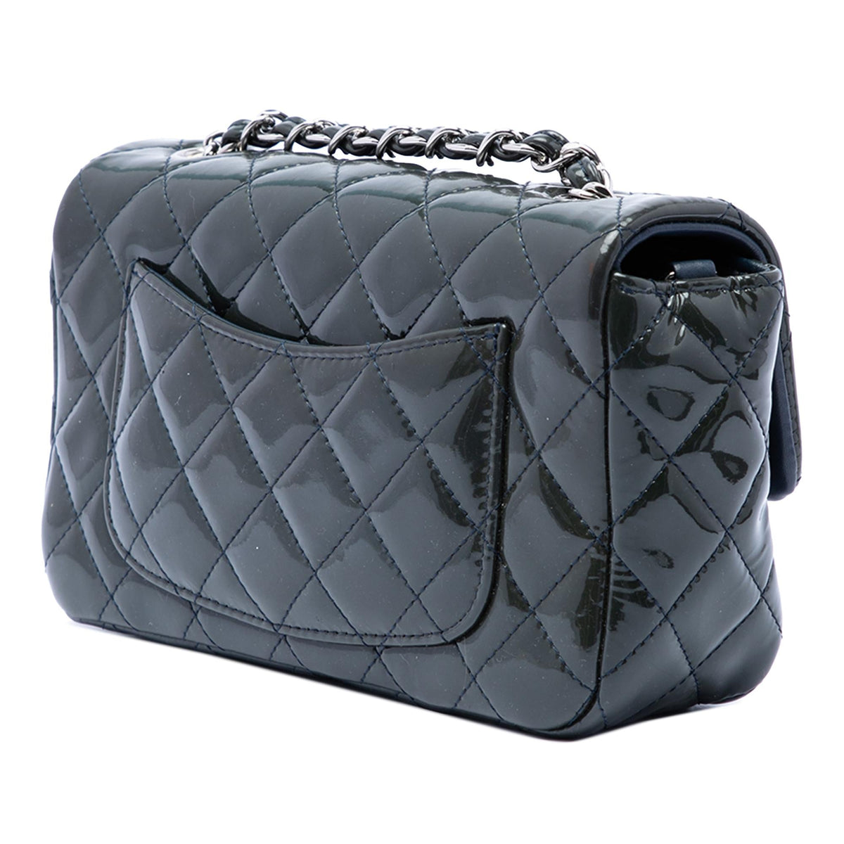 Chanel Mini Rectangular Classic Patent Single Flap