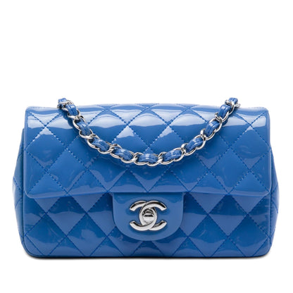 Chanel Mini Rectangular Classic Patent Single Flap
