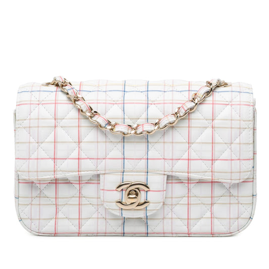 Chanel Mini Rectangular Classic Printed Calfskin Single Flap