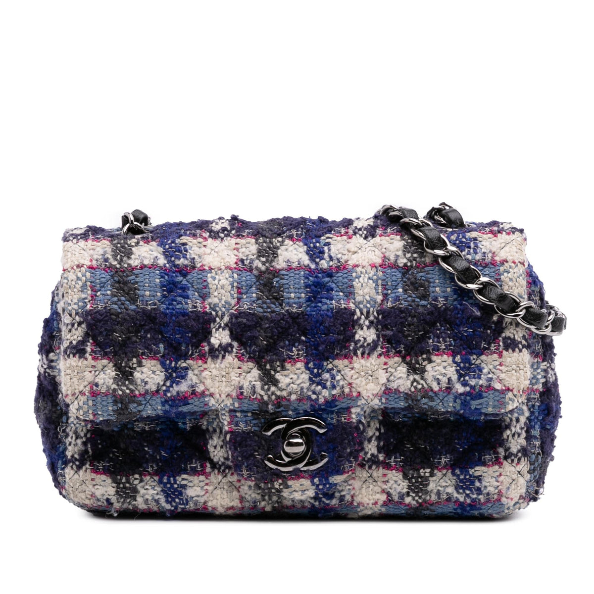 Chanel Mini Rectangular Classic Tweed Single Flap