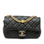 Chanel Mini Rectangular Lambskin Pearl Samba Single Flap