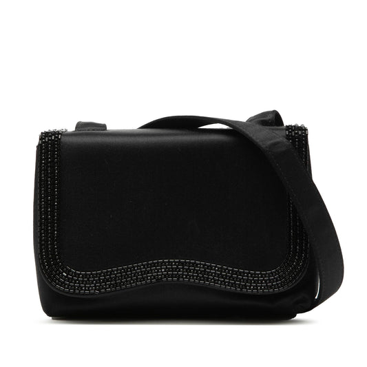 Chanel Mini Satin Beaded Flap Crossbody