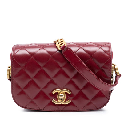 Chanel Mini Shiny Calfskin My Sweet CC Flap