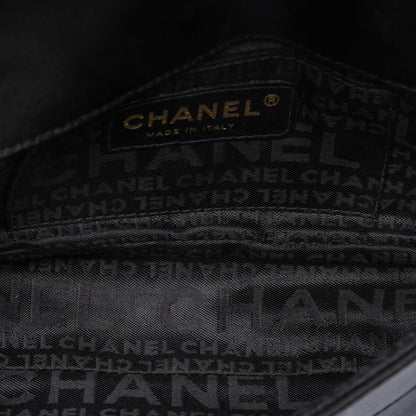 Chanel Mini Square Chocolate Bar Satin Single Flap