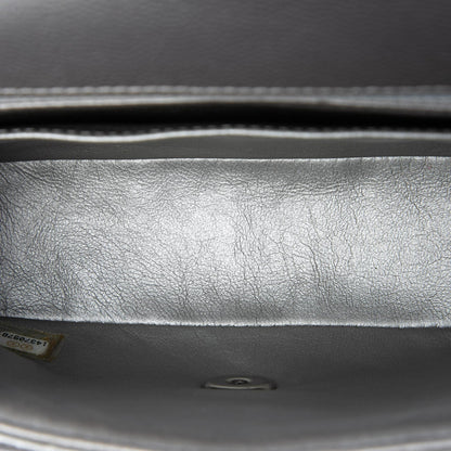 Chanel Mini Square Classic Chevron Caviar Single Flap