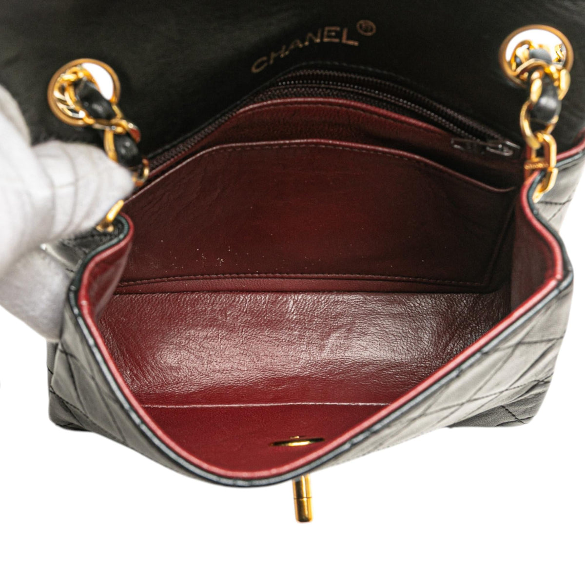 Chanel Mini Square Classic Lambskin Single Flap