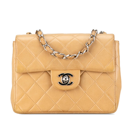 Chanel Mini Square Classic Lambskin Single Flap