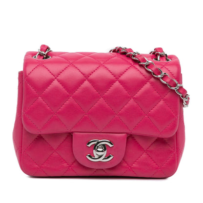 Chanel Mini Square Classic Lambskin Single Flap