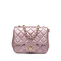 Chanel Mini Square Classic Metallic Calfskin Single Flap