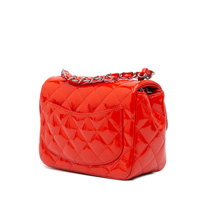 Chanel Mini Square Classic Patent Single Flap