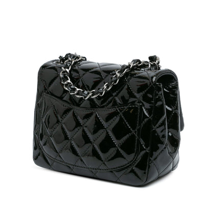 Chanel Mini Square Classic Patent Single Flap
