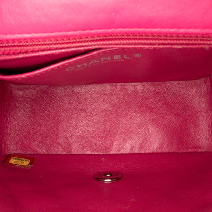 Chanel Mini Square Classic Patent Single Flap