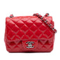 Chanel Mini Square Classic Patent Single Flap