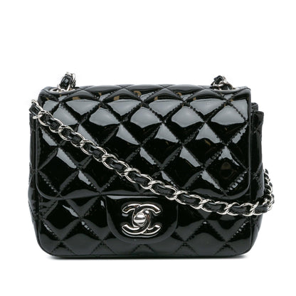 Chanel Mini Square Classic Patent Single Flap