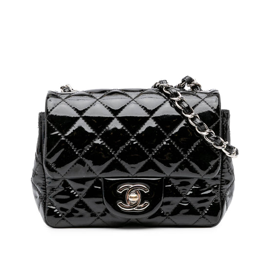 Chanel Mini Square Classic Patent Single Flap