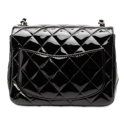 Chanel Mini Square Classic Patent Single Flap
