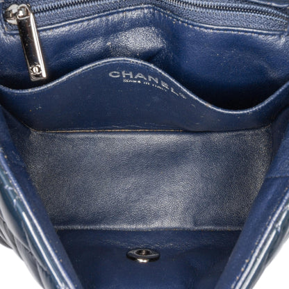 Chanel Mini Square Classic Patent Single Flap
