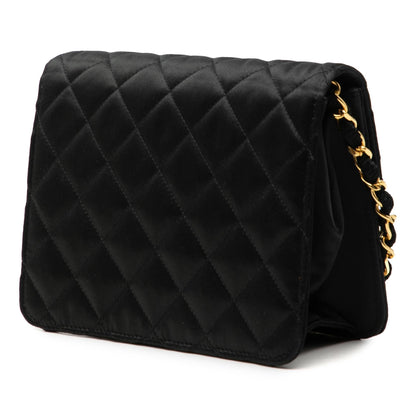 Chanel Mini Square Classic Satin Single Flap