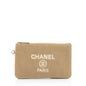 Chanel Mixed Fibers Deauville Pochette