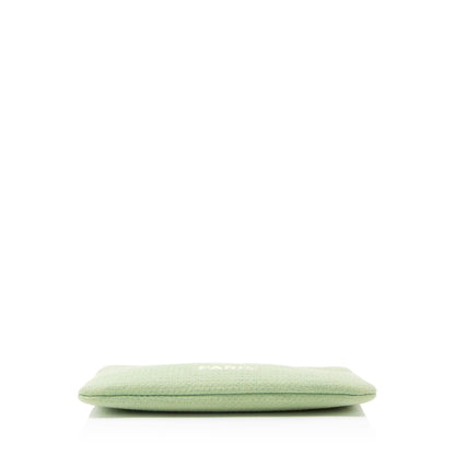 Chanel Mixed Fibers Deauville Pochette