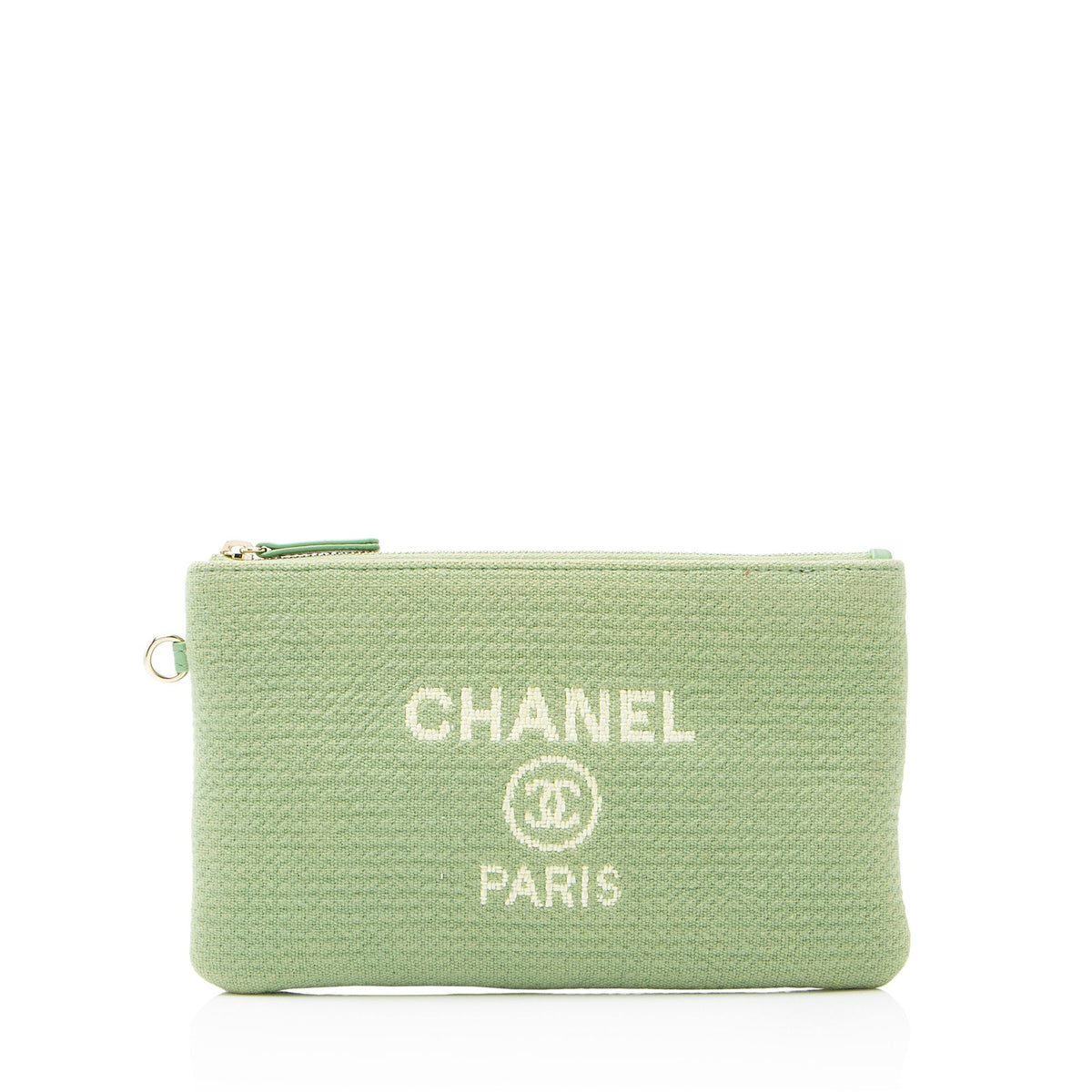 Chanel Mixed Fibers Deauville Pochette