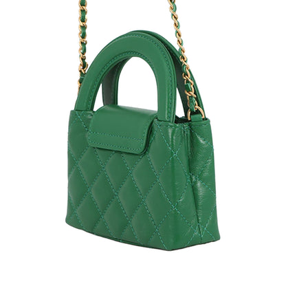 Chanel Nano Aged Calfskin Kelly Shopper Bag