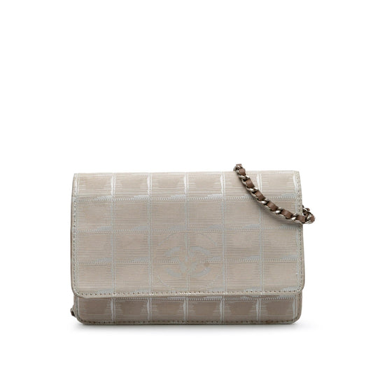 Chanel New Travel Line Nylon Wallet On Chain