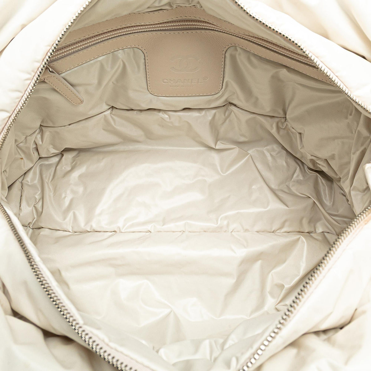 Chanel Nylon Tweed Printed Coco Cocoon Tote