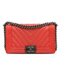 Chanel Old Medium Chevron Calfskin Boy Flap