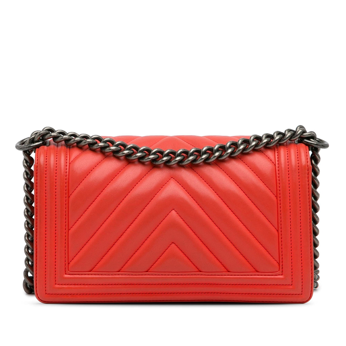 Chanel Old Medium Chevron Calfskin Boy Flap