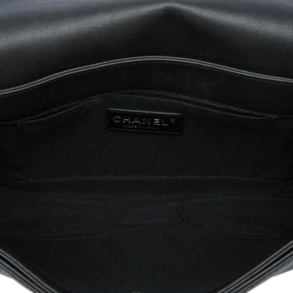 Chanel Old Medium Lambskin Boy Reverso Flap
