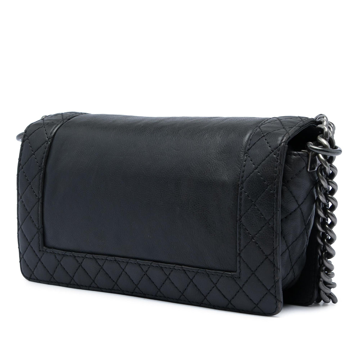 Chanel Old Medium Lambskin Boy Reverso Flap