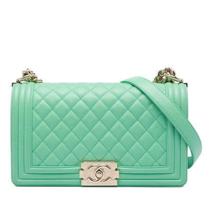 Chanel Old Medium Quilted Calfskin Boy Flap