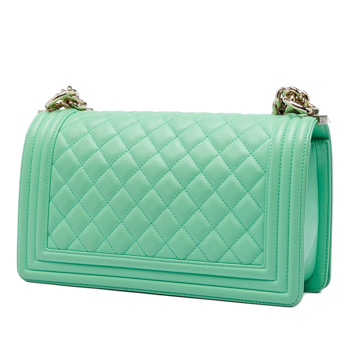 Chanel Old Medium Quilted Calfskin Boy Flap