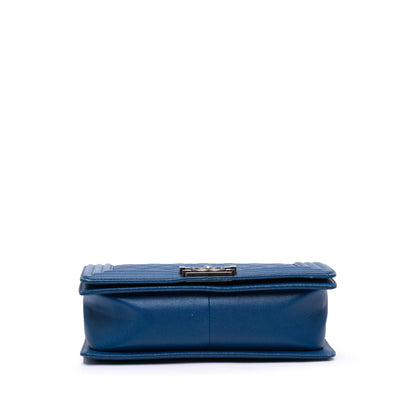 Chanel Old Medium Quilted Caviar Boy Flap